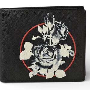 Dior Homme Bifold Wallet, Leather, Rose Black, 2RDBC027XXS